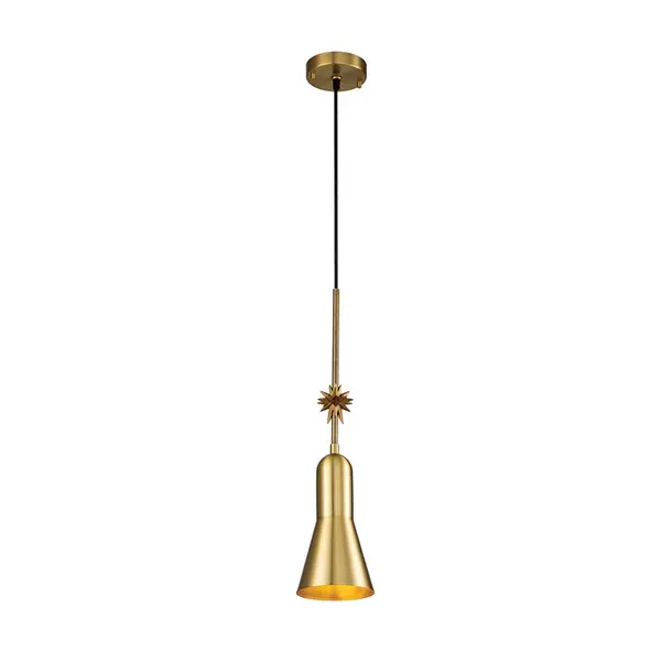 Image of Elstead Etoile Ceiling Pendant Light - Aged Brass