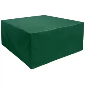 Image of Square Coffee Table Cover in Green