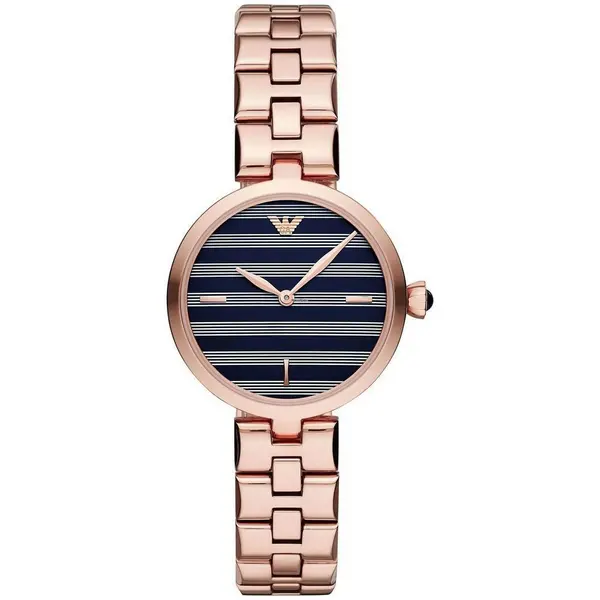 Image of Emporio Armani AR11220 Rose Gold Steel 316 L Analog Quartz Womens Watch