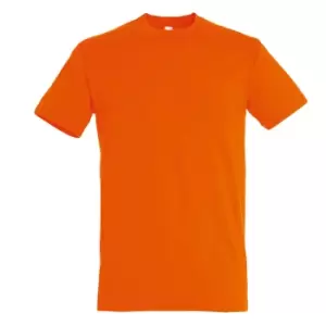 Image of SOLS Mens Regent Short Sleeve T-Shirt (L) (Orange)
