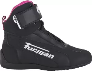 Image of Furygan Zephyr D3O Ladies Motorcycle Shoes, black-pink, Size 37 for Women, black-pink, Size 37 for Women