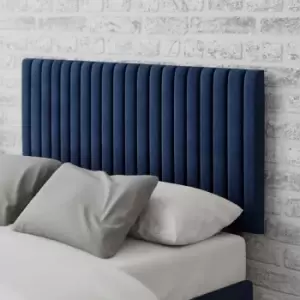 Image of Vertically Padded Velvet Headboard