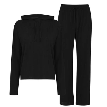 Image of Miso Hood Co Ord Set - Black