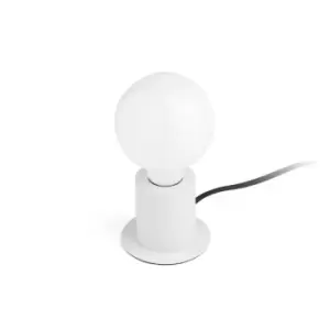 Image of Faro Barcelona Ten Table Lamp - Matt White