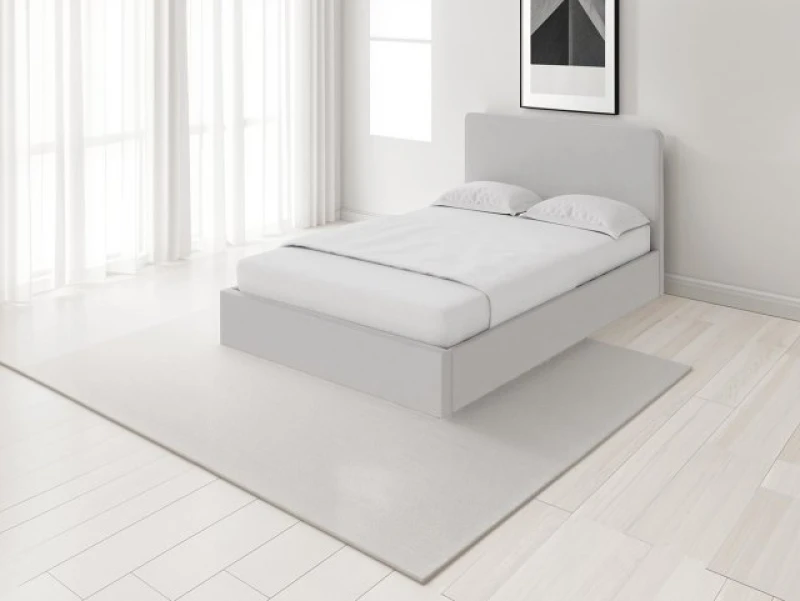 Image of GFW Chiswick Soft Grey Ottoman Bed Frame - 4ft6 Double
