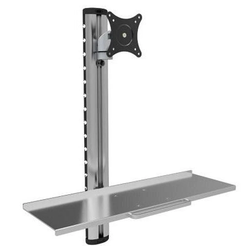 Image of Techly ICA-PLW-01 monitor mount / stand 68.6cm (27") Wall Silver