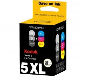 Image of Kodak Verite 5 Colour XL Ink Cartridge Multipack