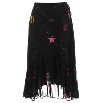 Image of Biba Printed Wrap Skirt - Multi