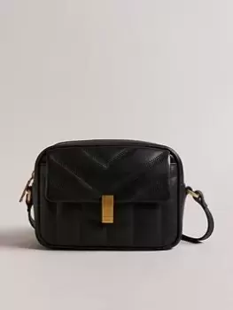 Image of Ted Baker AYALILY Quilted Camera Bag, Black, Women