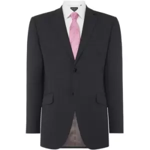 Image of Howick Tailored Tenessee Navy Panama Suit Jacket - Grey