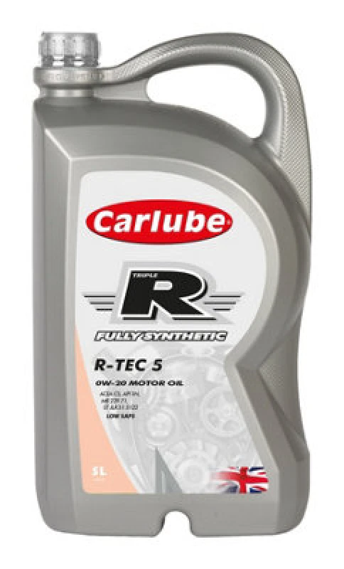 Image of Carlube Engine Oil Triple R 0W20 C5 Fully Synthetic 5 Litres R-Tec 5 5L