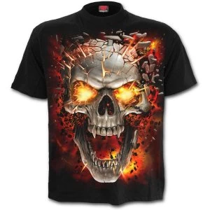 Image of SkullBlast Mens Medium T-Shirt - Black