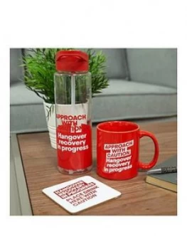 Image of Ministry Of Humour Mug, Coaster & Water Bottle Gift Set