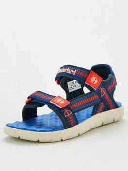 Image of Timberland Boys Perkins Row Webbing Sandals - Blue