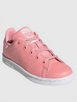 Image of adidas Originals Childrens Stan Smith Trainers - Pink, Size 12