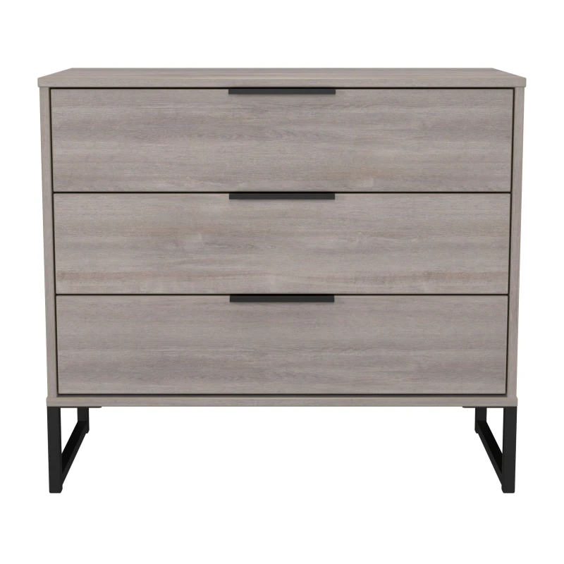 Image of Welcome Furniture Welcome Furniutre Hirato 3 Drawer Chest - Ready Assembled HKG010GOGO