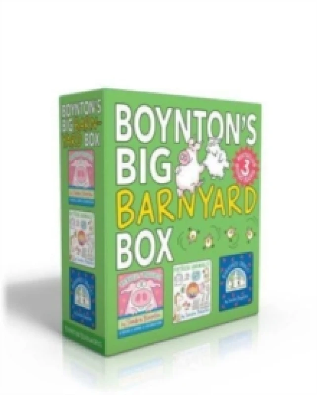 Image of Boynton's Big Barnyard Box (Boxed Set) : Perfect Piggies!; Fifteen Animals!; Barnyard Dance! Board book