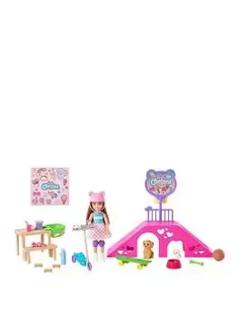 Image of Barbie Chelsea Skatepark Playset And Doll