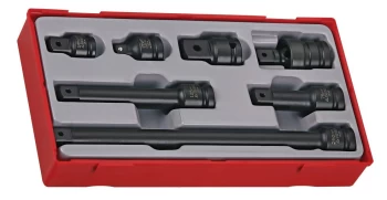 Image of Teng Tools TT9207 7 Piece 1/2" Drive Impact Socket Accessory Set