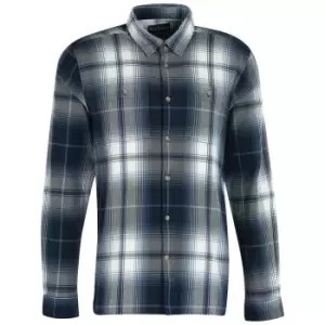Image of Barbour Mens Haversthwaite Shirt Navy XL