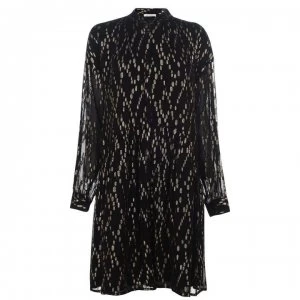 Image of Sofie Schnoor Sofie Schnoor Button Cuff Midi Dress - 5059 - Dk Blue