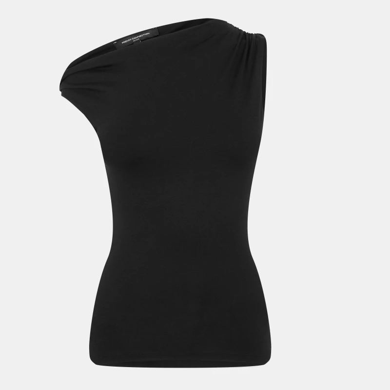 Image of French Connection Womens Cut Out Top Black female 10 (S)
