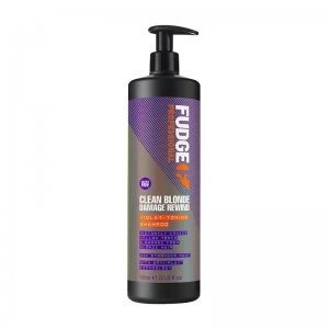 Image of Fudge Clean Blonde Damage Rewind Violet-Toning Shampoo