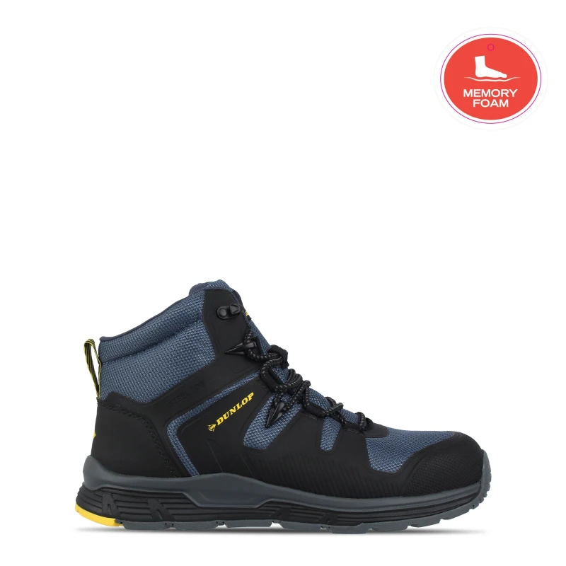 Image of Dunlop Baltimore Mens Safety Boots - Blue Blue 7