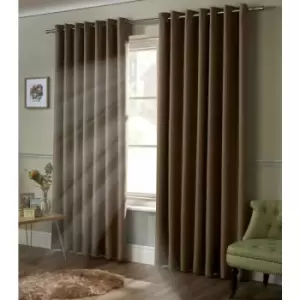 Image of Blackout Curtains Eyelet Ring Top, Polyester, Beige, 46 x 72 - Beige - Alan Symonds