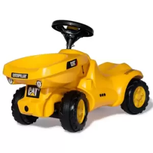 Image of Rolly Toys Caterpillar Ride On Mini Tractor and Tipping Dumper, Yellow