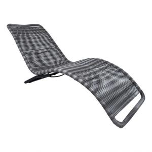 Image of Charles Bentley Zanzibar Sun Lounger Grey