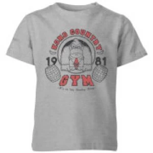 Image of Nintendo Donkey Kong Gym Kid's T-Shirt - Grey - 7-8 Years
