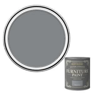 Image of Rust-Oleum Mineral grey Satin Furniture Paint 0.75L