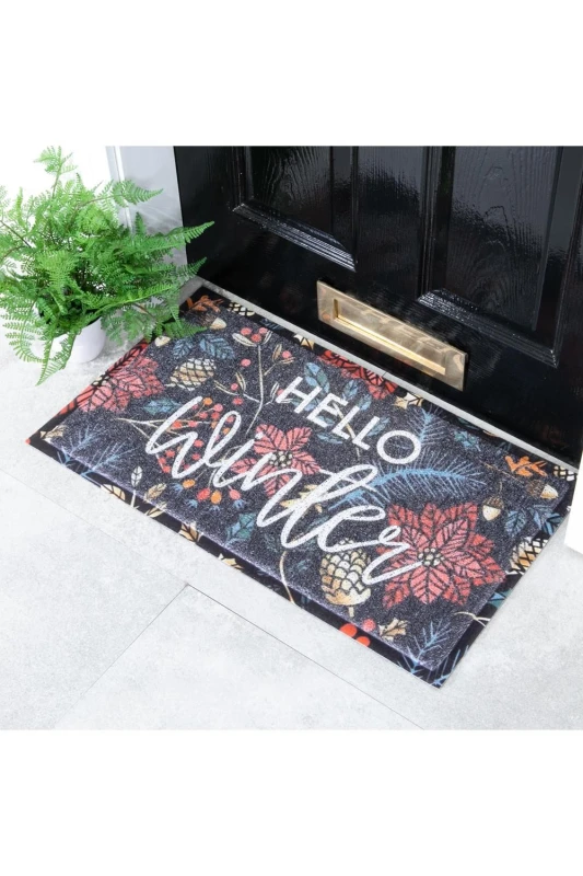 Image of Native Natural Hello Winter Doormat (70 X 40Cm)