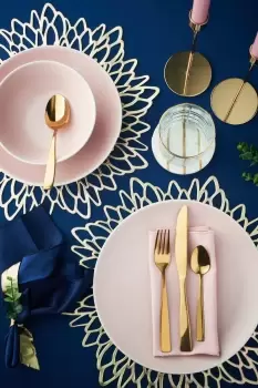 Image of Viners Everyday Purity Gold 18/0 16 Piece Cutlery Set