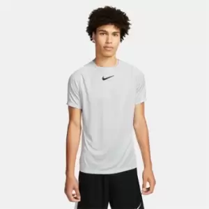 Image of Nike Dri-FIT Academy Mens Short-Sleeve Soccer Top - Grey