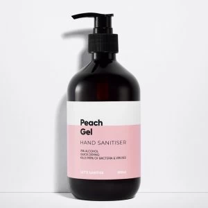 Image of Lets Sanitise Peach Sanitiser Gel 500ml