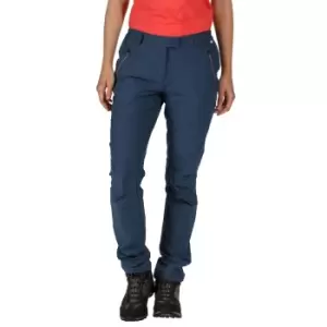 Image of Regatta Womens Highton Water Repellent Walking Trousers 10 - Waist 27' (68cm), Inside Leg 29'
