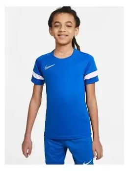 Image of Boys, Nike Junior Academy 21 Dry T-Shirt - Blue Size Xs