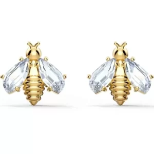 Image of Swarovski Eternal Flower Bee Pierced Earrings