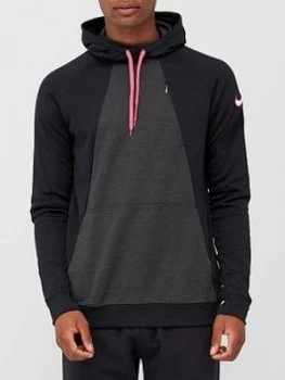 Image of Nike Academy Football Hoodie - Grey, Size S, Men