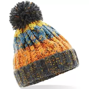 Image of Beechfield Junior Unisex Corkscrew Beanie (One Size) (Retro Blues)