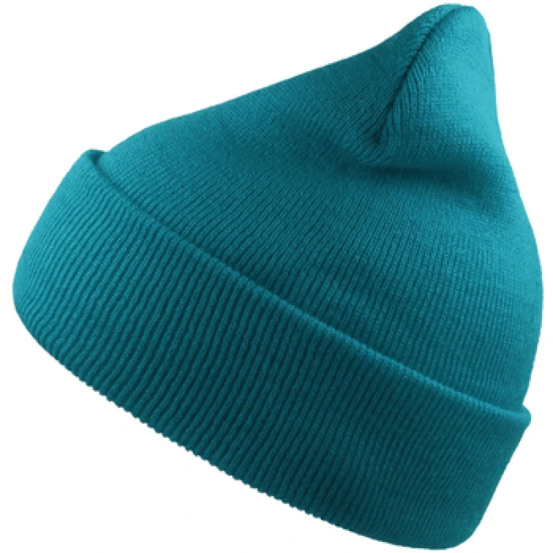 Image of Atlantis Atlantis Men Wind Cuffed Beanie in Turquoise Turquoise One Size Male 5063703635479
