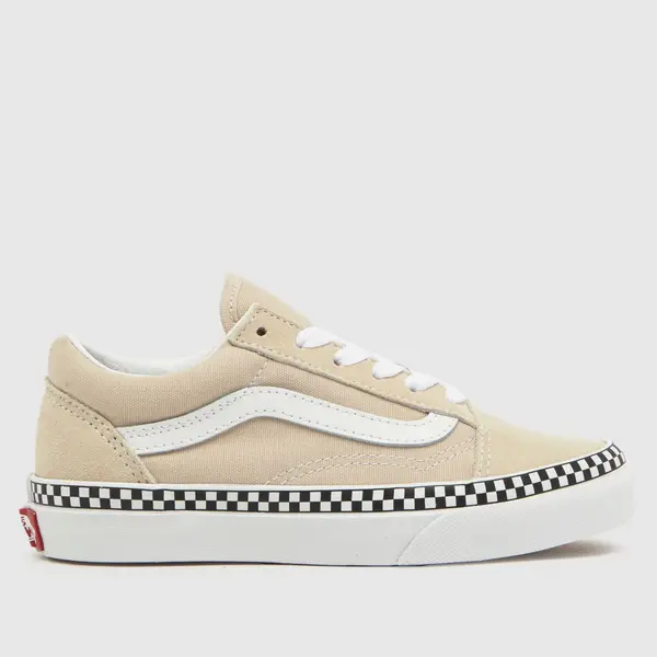 Image of Vans stone old skool Junior trainers Stone UK 2 (EU 33)