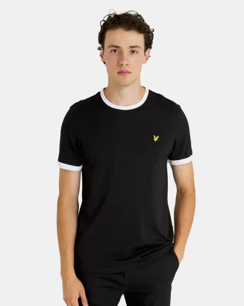Image of Ringer T-Shirt Black