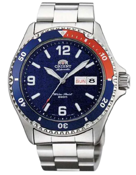 Image of Orient 41.5mm Mechanical Sports Metal Strap Watch FAA02009D