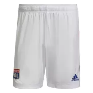 Image of adidas Olympique Lyonnais 21/22 Home Shorts Unisex - White