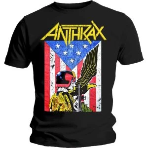 Image of Anthrax - Dread Eagle Unisex Medium T-Shirt - Black