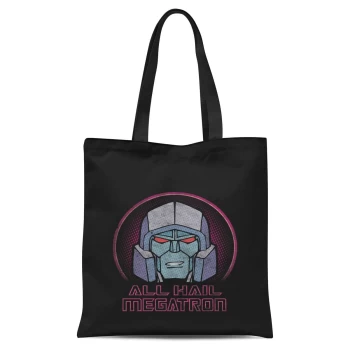 Image of Transformers All Hail Megatron Tote Bag - Black