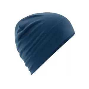 Image of Beechfield Merino Wool Beanie (One Size) (Steel Blue)